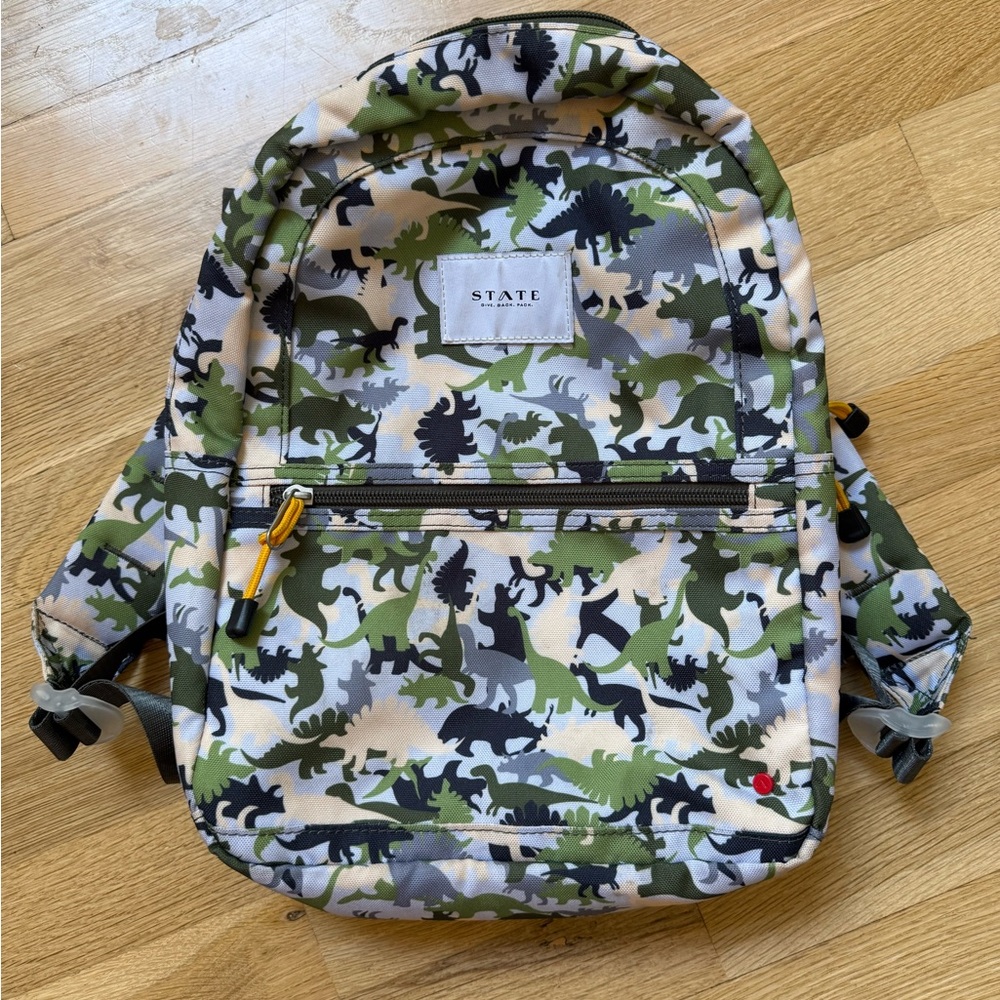 STATE Camo Dinosaur Backpack